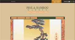 Desktop Screenshot of pinebamboogarden.com