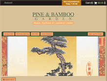 Tablet Screenshot of pinebamboogarden.com